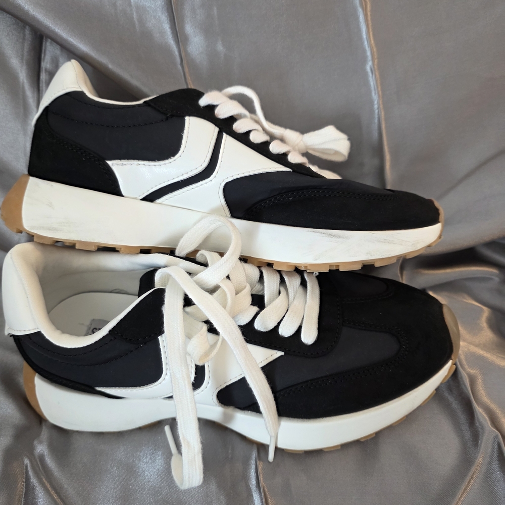 Black and White Sneakers